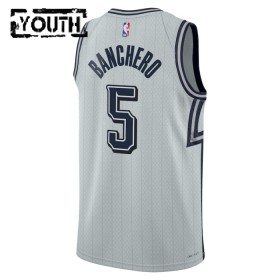 Maillot Basket Enfant Orlando Magic Paolo Banchero 2024-25 Nike City Edition Gris Swingman
